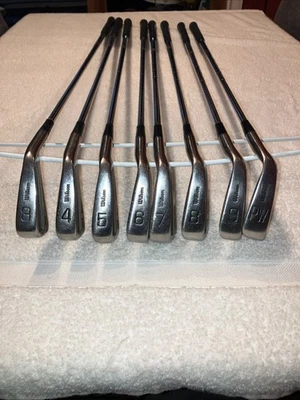 Wilson Hale Irwin Irons Vintage 3-9 Irons Pitching Wedge Right Handed Steel - Image 1 of 4