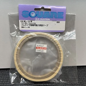 Square Double Sided Foam Tire Tape For Kyosho Mini-Z Narrow 5mm X 5m Vintage RC - Picture 1 of 3