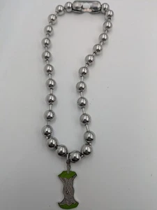 iGirl Rotten Apple Pendant Ball & Chain Necklace 17" - Picture 1 of 5