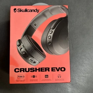 Skullcandy Crusher Evo Wireless Over-Ear Headset - True Black - Photo 1 sur 3
