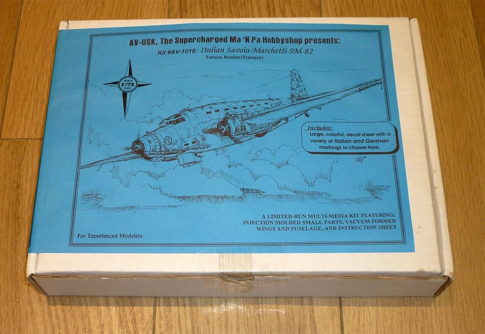 Aviation USK 1/72 Regia Aeronautica Savoia-Marchetti SM 82 - vacuform  - Immagine 1 di 2