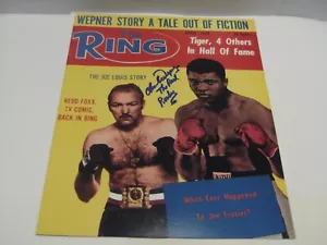 CHUCK WEPNER LEGENDARY BOXER "THE REAL ROCKY" AUTOGRAPHED PHOTO COA FREE SHIP - Picture 1 of 5