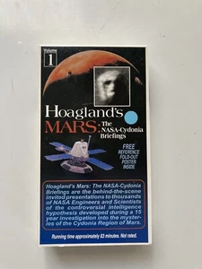 Hoagland's Mars Volume 1 VHS The Nasa Cydonia Briefings - Bild 1 von 3
