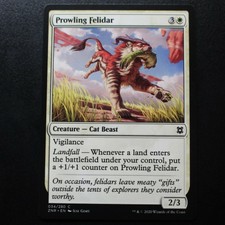 MTG Prowling Felidar, Zendikar Rising 2020