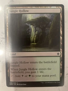 MTG Magic the Gathering | Khans of Tarkir | Jungle Hollow #235 | Land NM - Picture 1 of 1