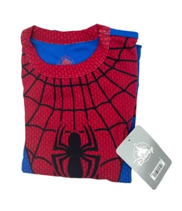 Disney Store PJ Pals Marvel Spider-Man Costume Pajama Long Sleeve Set US Size 5 - Picture 1 of 7