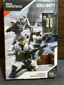 Rare Mega Construx Call of Duty Legends Winter Heroes Construction Set FMG13 - Picture 1 of 10