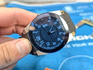 Reloj de pulsera para hombre reliquia por fósil acero inoxidable esfera azul zr11861 - Imagen 1 de 10