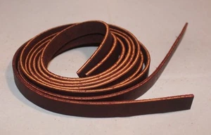 Lace Leather Saddle Strings - 1/2" x 60" - Burgundy Latigo - 1 Pair (F90) - Picture 1 of 1