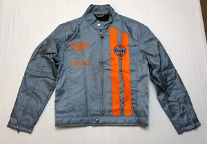 Dakota Vintage Grand Prix Series Jacket 80s Heuer Gulf Steve McQueen Racing Sz M - Picture 1 of 22