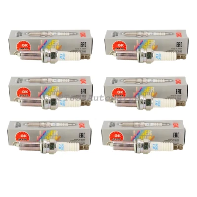 6 pcs OEM NGK Iridium Spark Plugs 1884611070 For Hyundai Elantra Santa Fe Kia Foto 1 de 4