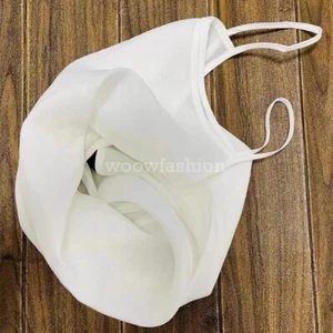 Women Cotton Cami Slips Dress Spaghetti Sheer Petticoat Underdress Sleep Chemise - Picture 1 of 12