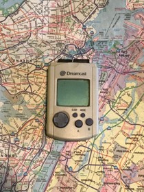 HKT-7000 SEGA DREAMCAST VMU MEMORY CARD (USA AUTHENTIC; NO CAP)