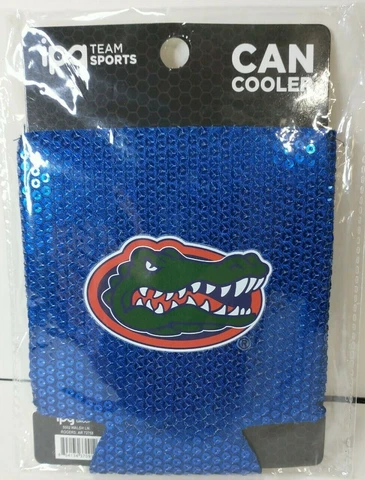 Florida Gators Can Cooler Blue Sequin Can Cooler Officially Licensed Cover