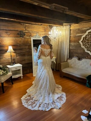 NUEVO e INALTERADO Vestido de Novia Mori Lee Estilo Karlee Novia Talla 18 Foto 1 de 4