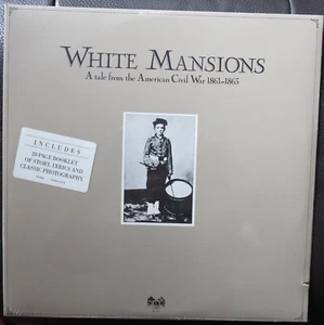 WHITE MANSIONS, American Civil War Waylon Clapton+ USA New Sealed Old Stock 2LP - Picture 1 of 2