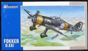 Special Hobby Models 1/48 FOKKER D.XXI Finnish Fighter with Mercury Engine - Picture 1 of 1