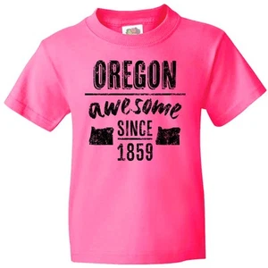 Inktastic Oregon Awesome Since 1859 Youth T-Shirt Salem City Birthday Birthplace - Picture 1 of 9