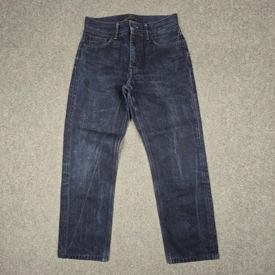 Jeans Helmut Lang Mujer 29 Azul Denim Uniqlo Pierna Recta Cintura Alta Talla 29x28 Foto 1 de 4