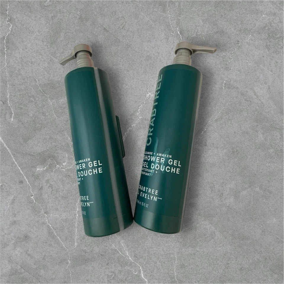 Gel de ducha Crabtree & Evelyn Awaken Jumbo 15 oz nuevo X2 Foto 1 de 3