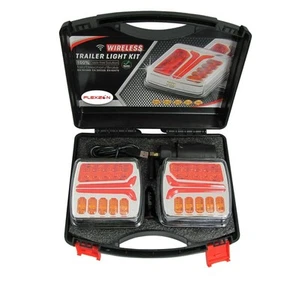 Wireless Led Rear Tail Lights Battery Operated USB Magnetic Tow Towing Trailer - Picture 1 of 1