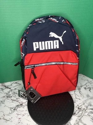 Mochila deportiva escolar PUMA Evercat Grandslam roja blanca azul NUEVA con etiquetas Foto 1 de 4