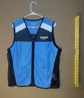 Amazon Reflective Drivers Vest Size XS/S - Blue - Image 1 of 4