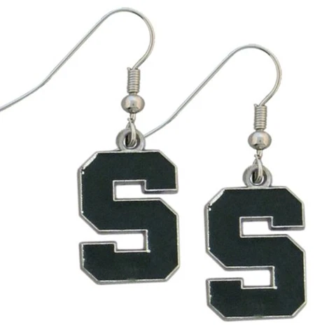 NCAA Michigan State Spartans Dangle Earrings Official Licensed Cover