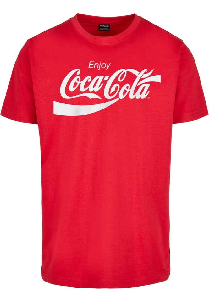 MERCHCODE Maglietta T-shirt uomo girocollo stampata Coca Cola Logo Cityred - Image 1 of 4