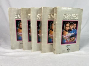 Lot Of 5 VTG Star Trek Collector’s Edition VHS Tapes CBS Library - Picture 1 of 4