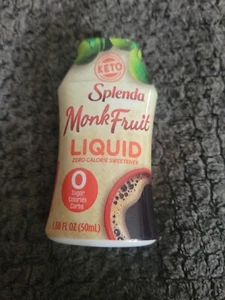 SPLENDA MONK FRUIT LIQUID, Zero Calorie Sweetener Drops, 1.68 Ounce Bottle Pack - Picture 1 of 3