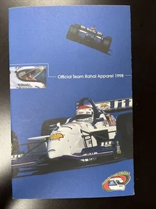 Bobby Rahal Indy 500 Ganador 1998 Equipo Rahal Catálogo de Mercancías Indycar Raro - Imagen 1 de 5