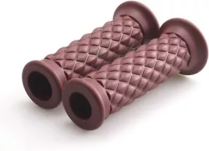 2x 7/8" Motorcycle Handlebar Grips for Suzuki GSXR 750 Kawasaki Z800 XJ650 XS750 - Picture 1 of 8