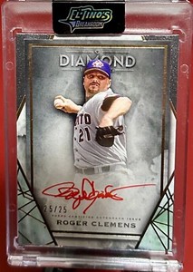 2022 Topps Diamond Icons Red Ink Autos #RIRCL Roger Clemens Blue Jays Red Sox/25