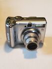 Canon Powershot A560 compact digital camera - tested working - 7.1MP, silver, AA