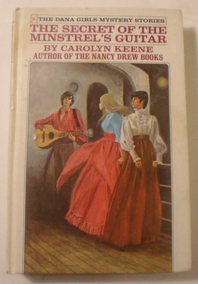 Dana Girls #5, The Secret of the Minstrel's Guitar, White Spine Picture Cover - Image 1 of 1