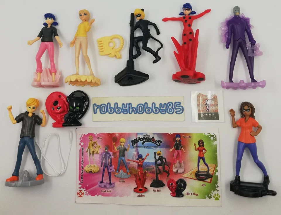 Komplettsatz miraculous (EN303 - EN310) + 8 bpz Deutschland Ü-ei Überraschung - Bild 1 von 1