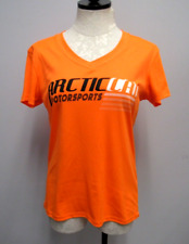 Arctic Cat Motorsports Artic Wear Bright Orange T-Shirt Top Women's Size Medium