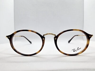 Ray-Ban RB2547-V 2547 5494 Unisex Brown Havana Oval Eyeglasses Frames 51-21-140 - Image 1 of 4