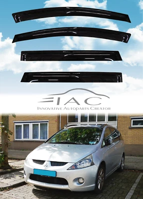 For Mitsubishi Grandis 03-11 Window Visor Vent Sun Shade Rain Guard Door Visor - Image 1 of 4