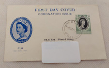First day cover Queen Elisabeth 11 Fiji stamp