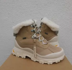 UGG SAND ADIRONDACK MERIDIAN HIKER WATERPROOF BOOTS, WOMEN US 7/ EUR 38 ~NIB - Picture 1 of 8
