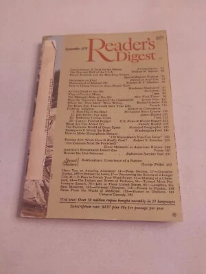 1974 September, Reader's Digest Magazine Impeachment Trial For The Nation(MH270) - Image 1 of 3