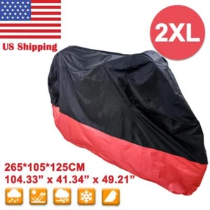 2XL Motorcycle Cover For Harley Dyna Fat Street Bob Wide Super Glide - Picture 1 of 5