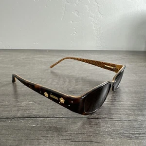 COACH Eyeglasses LANNIE 546 49-17-130 Brown/Blue Full Rim LT50 FRAMES ONLY - Picture 1 of 7