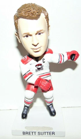 SGA Bobble Brett Sutter Bobblehead 2014 Carolina Hurricanes NHL Hockey Pitt/Vanc Cover