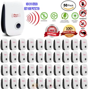 LOT 50PCS Ultrasonic Pest Repeller Control Electronic Repellent Mice Rat Reject - Picture 1 of 12