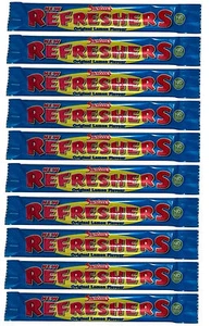 10 barras de masticación originales Swizzels Refreshers sabor a limón - envío gratuito en el Reino Unido - Imagen 1 de 2