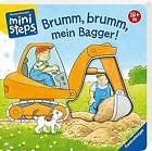 Brumm, Brumm, Mein Bagger!: Ab 18 Monaten (Ministeps Büche... | Livre | État Bon