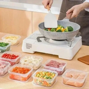 10 PC Deli Containers with Lids Airtight Food Storage Containers Meal Prep 650ml - Picture 1 of 23